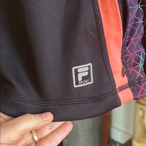 Fila Women's Black and Athletic/ Running Zip Up Jacket | XL - Picture 2 of 7